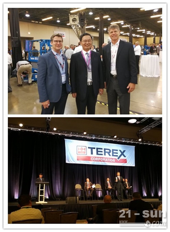 常林受邀参加美国Terex集团全球供应商大会
