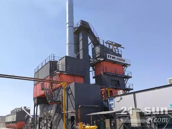 铁拓机械4000环保型沥青搅拌设备入驻新疆乌鲁木齐