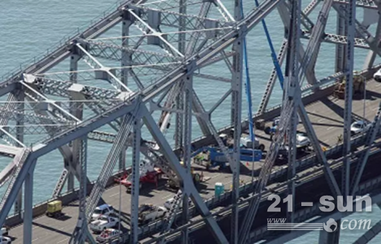 旧金山奥克兰海湾大桥东段新桥建设