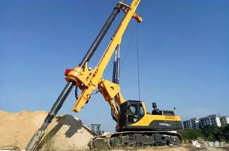 玉柴桩工YCR260中大型旋挖钻机成功进入海南市场