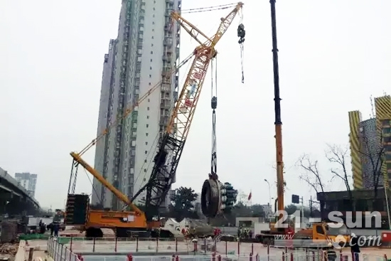 XGC400参建成洛大道综合管廊工程