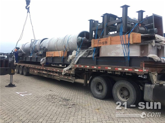 铁拓机械TS3020型沥青厂拌热再生成套设备发往香港