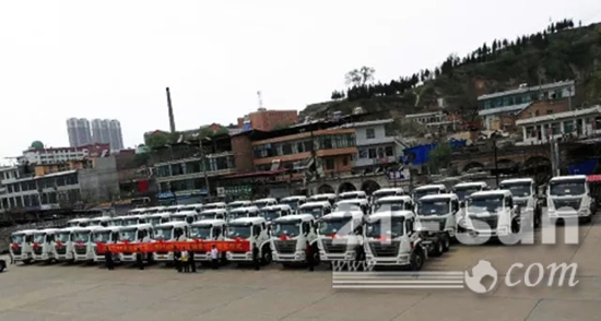 山西用户一年内采购100多台豪瀚燃气车