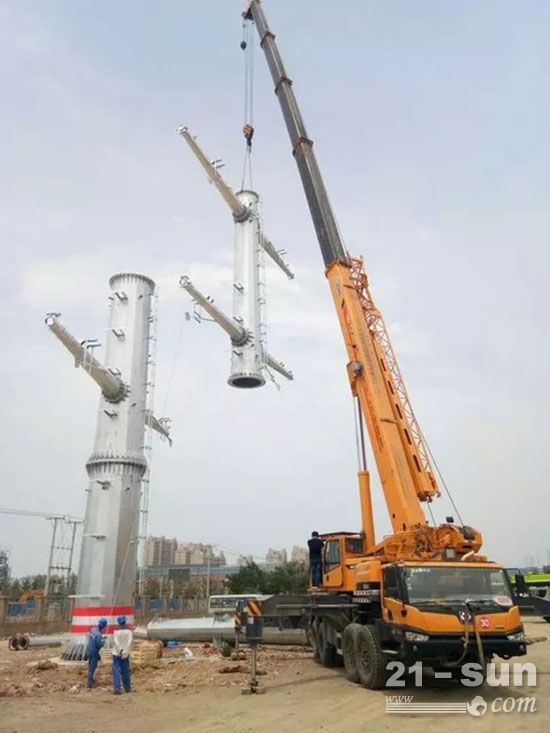 徐工安装大连市电建公司厂高压电塔设备