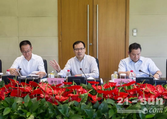 唐修国表示，三一临港产业园的顺利发展，离不开临港管委会长期的支持