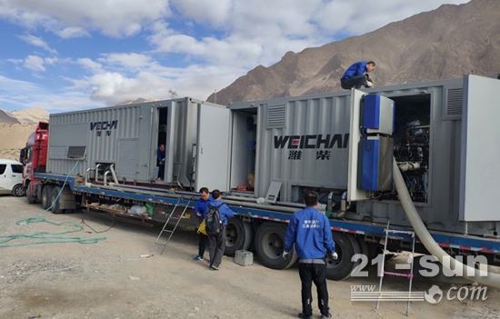 潍柴“三高”试验队抵达青海格尔木，随后高温试验也将在吐鲁番地区全面展开