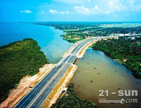 在建的斯里兰卡南部高速公路项目