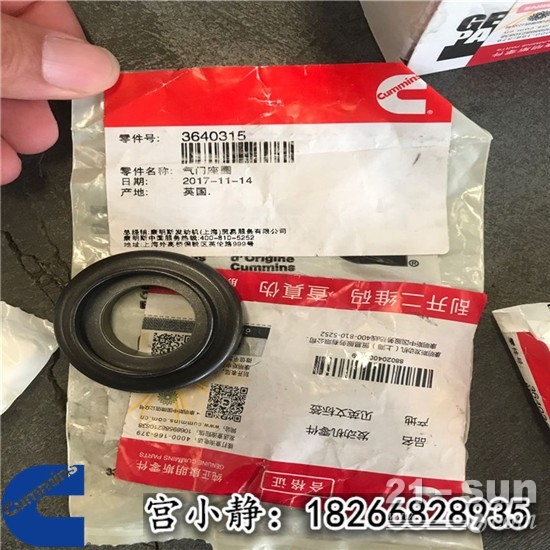 重庆康明斯排气门座圈3069692 QSN进气阀座圈3054590