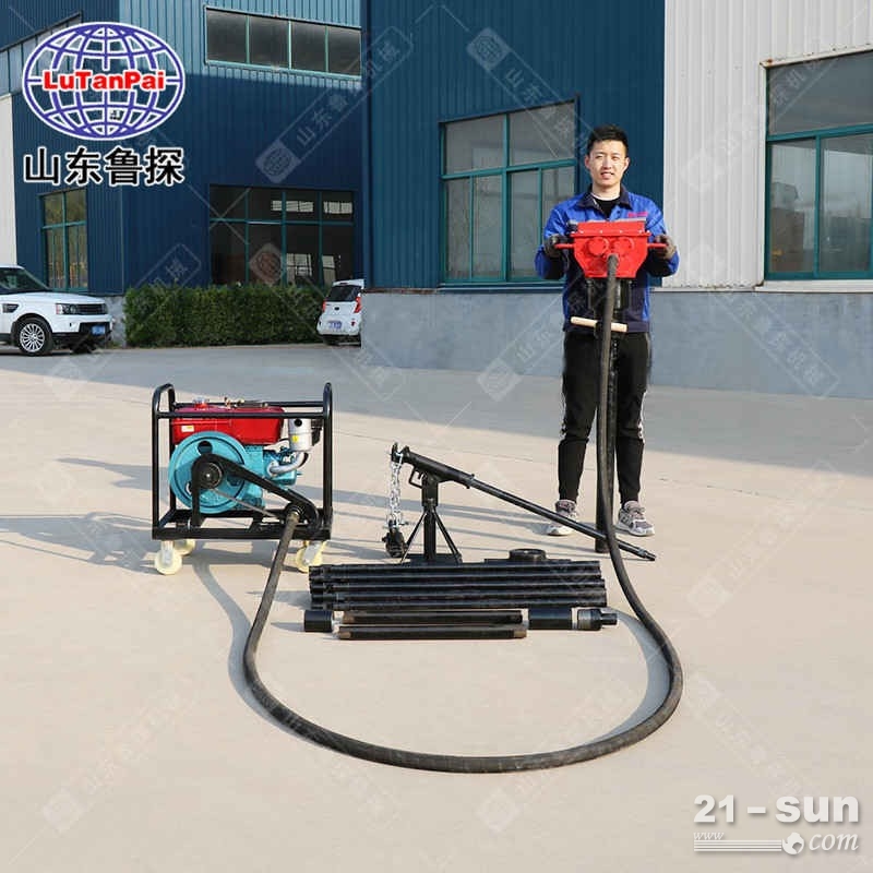 鲁探QTZ-4柴动便携式取土钻机 环保土壤取样钻机 简单方便