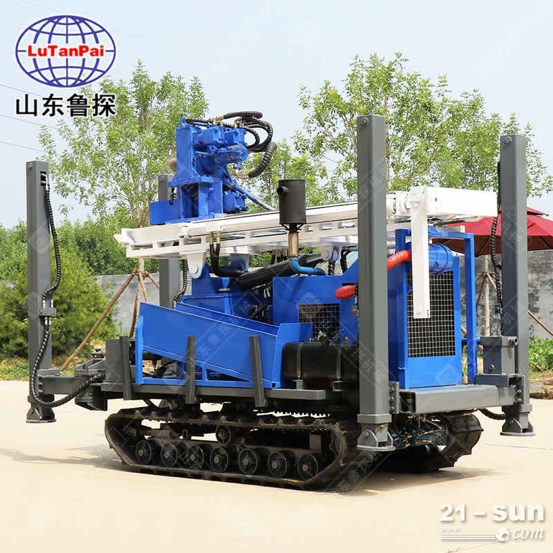 山东鲁探 HBZ-1 履带式钻车  橡胶履带式工程勘察钻机 方便移动
