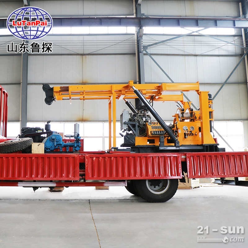 用卡车拉着跑XYC-3车载式液压600米型 地质钻探机 取岩芯 化验探矿