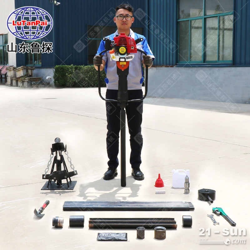 山东山东鲁探土壤取样钻机QTZ-1手持式取土钻机 轻型取 土器