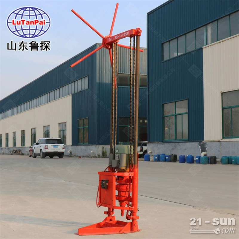 电动小型勘察钻机QZ-1A深度可取15米的轻便岩芯钻机回转式钻机 岩石钻取设备岩石钻机
