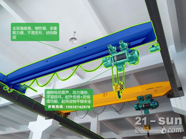  广西河池5吨单梁行车销售 安全措施做到家