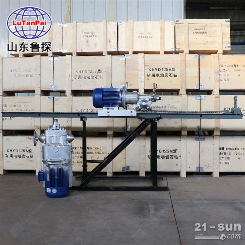 螺旋钻杆打土回转钻机 7.5kw强力岩石钻孔机 一机多用