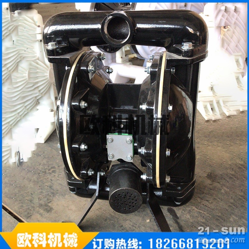  工程塑料气动隔膜泵 无堵塞气动隔膜泵