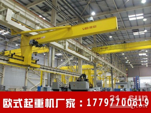  广东清远欧式起重机销售厂家50吨欧式双梁龙门吊