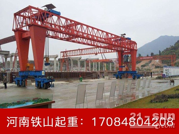 山东德州轮胎式起重机厂家销售龙门吊轨道