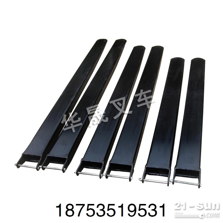 烟台5吨叉车属具1.8-2米锻打实心挂钩式货叉/加长叉齿套/前叉子非标定制