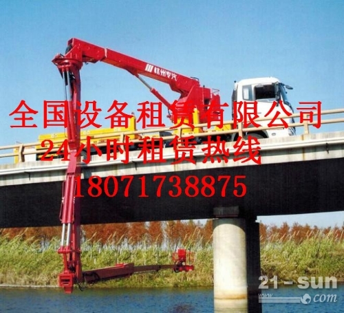 柳州16米桥梁检测车租赁，桂林徐工100K防撞缓冲车出租