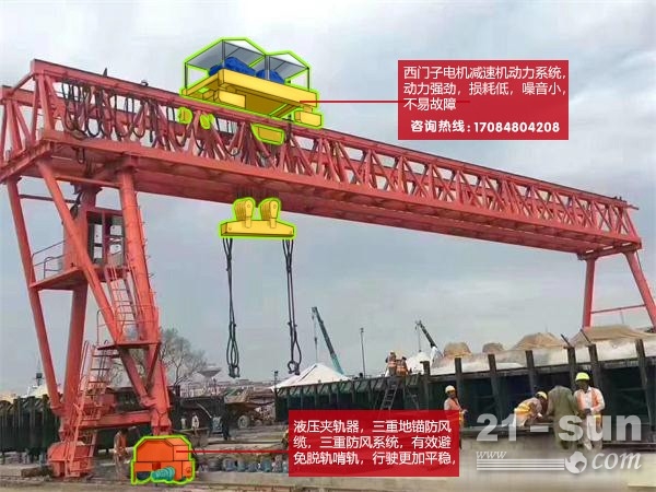 江苏徐州新乡龙门吊租赁厂家出租50吨龙门吊