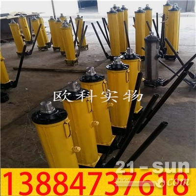 隧道矿用液压推溜器欧科手动液压移溜器欧科单体液压推溜