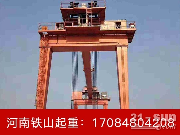 河北廊坊轮胎式起重机厂家出租码头集装箱龙门吊