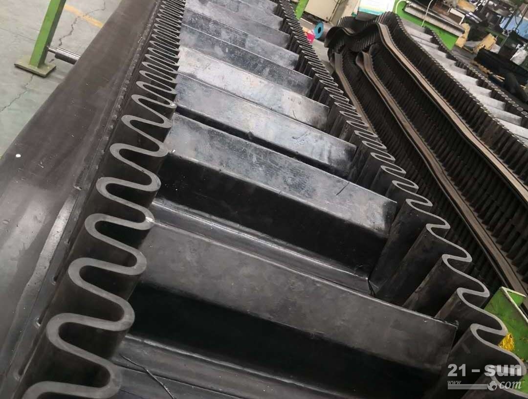 橡胶挡边输送带  耐热挡边输送带