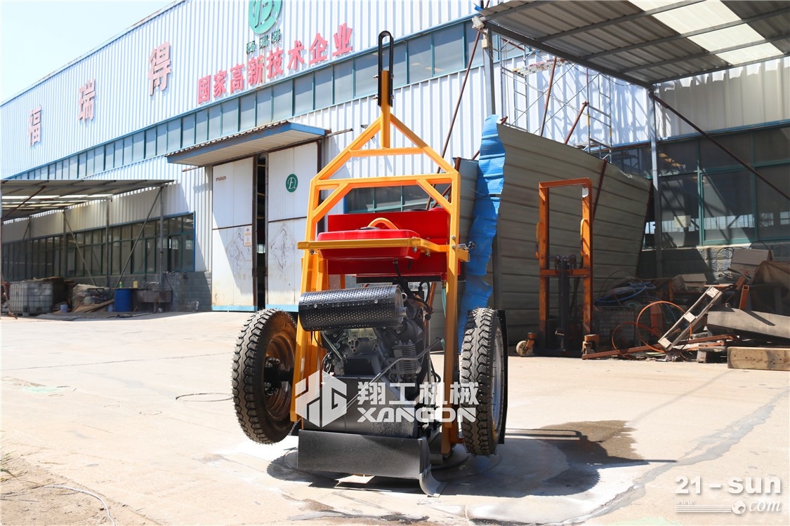 山东翔工设备全自动井盖切割机畅销现货地面窖井井盖切割机切圆机