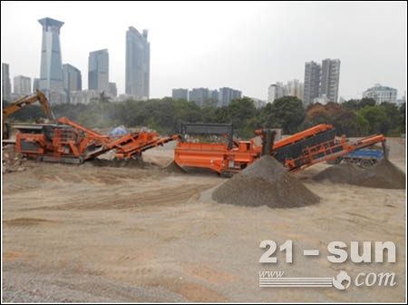 “洛克斯特移动破碎机”中国地区示范性工程展示
