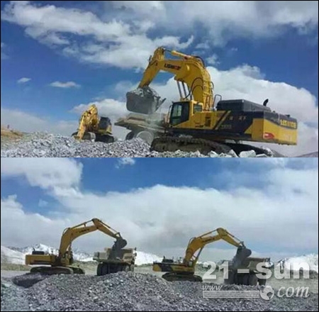 力士德挖掘机“掘战”5600米青藏高原显身手
