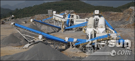 贵州 拉法基100万吨/年石灰岩骨料生产线