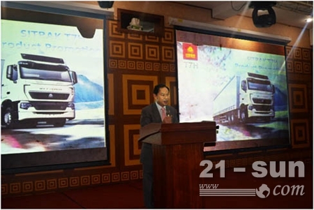 驻拉各斯总领事巢小良出席中国重汽产品推介会
