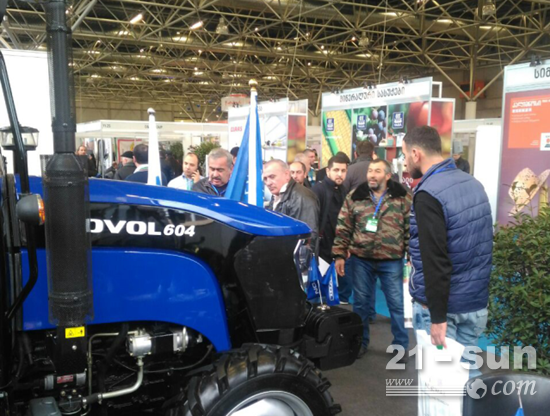 雷沃拖拉机亮相格鲁吉亚第比利斯农业设备展