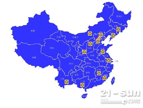 徐工XCA450施工遍布全国14个省市、自治区