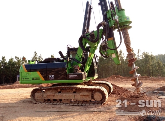 泰信机械旋挖钻机在施工中旋挖钻头的选择