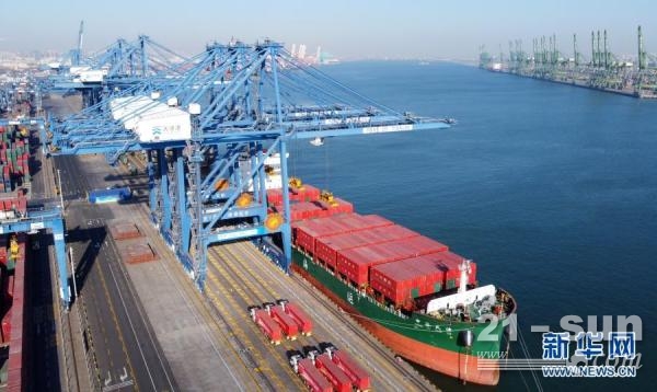天津港自动化码头建设取得重要进展