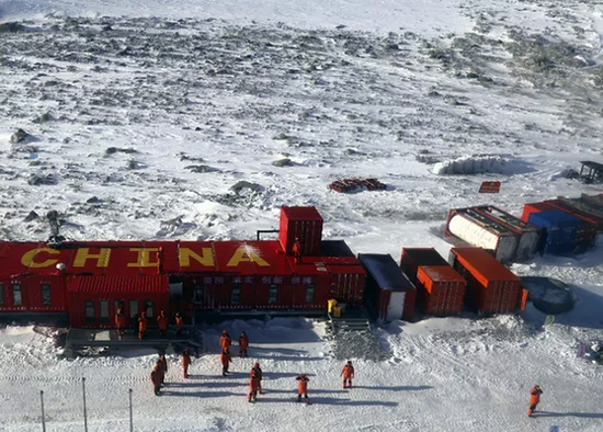 中国第五个南极科考站选址奠基 柳工机械“台风天”中抢工期