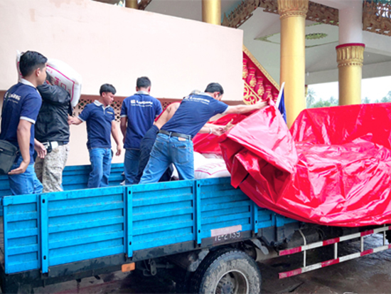 缅甸洪灾强势来袭 柳工积极投入救援