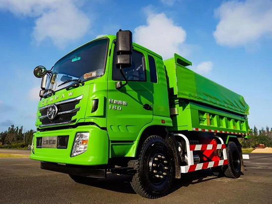 城镇建设、中短途运载利器 上汽红岩杰豹4×2自卸车
