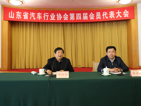 谭旭光：推动山东汽车产业振兴发展