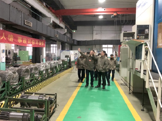 杭齿集团公司组织开展春节前 安全、环保、消防、保卫、现场管理综合大检查