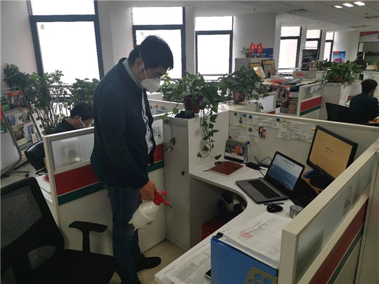 坚决做好疫情防控 中国重汽销售部全面复工