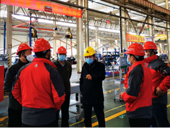 科学防疫，安全生产│临工重机2月10日全面复工投产