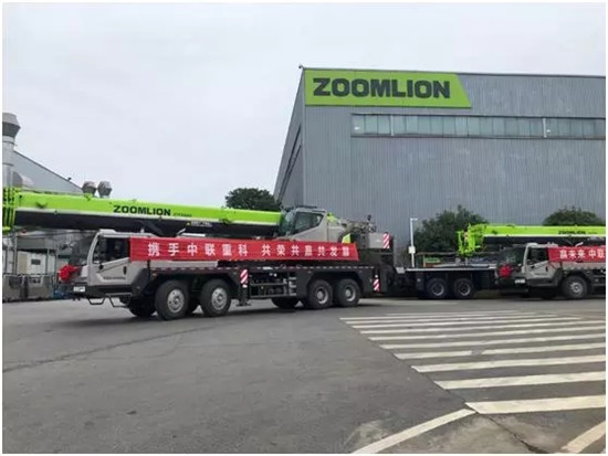 出發！中聯重科40臺汽車起重機奔赴建設一線