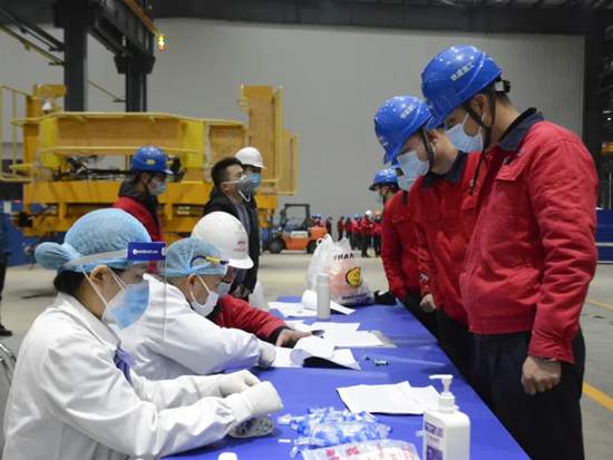测核酸，保平安，铁建重工按下科学复工“快进键