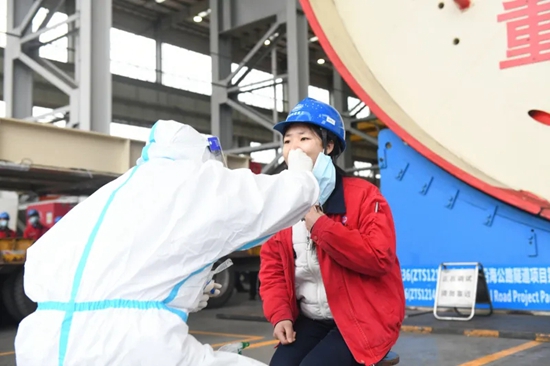 测核酸，保平安，铁建重工按下科学复工“快进键”