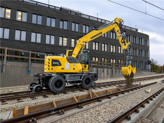 利勃海尔A 922 Litronic铁路挖掘机登陆2020建筑设备展览会上