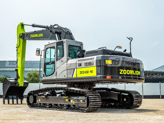中联ZE215E-10挖掘机左右回转均无动作？这篇手册给你答案