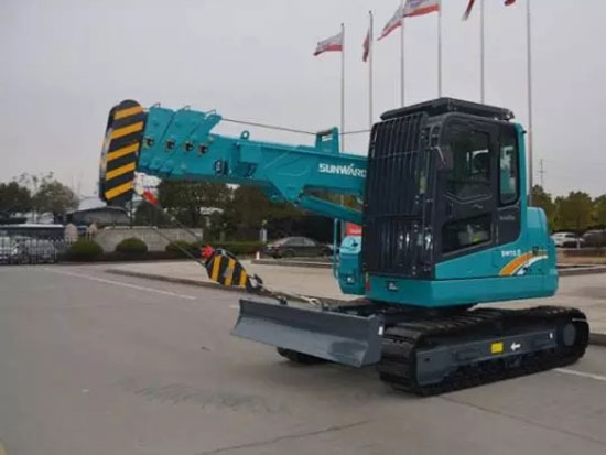 山河智能SWTC5起重机出击欧美高端市场